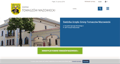 Desktop Screenshot of gminatomaszowmaz.pl